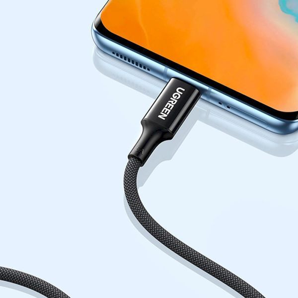 Кабель зарядный Ugreen US557 Type-C 100W для быстрой зарядки 1 м Black (15275) 15275 фото