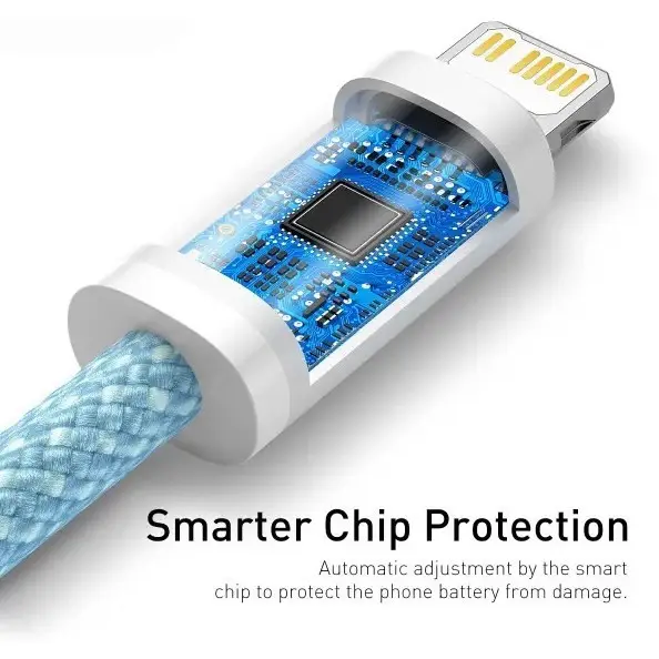 Кабель зарядный Baseus CALD000503 USB - Lightning Fast Charging 2 м Blue (CALD000503) CALD000503 фото