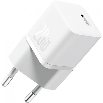 Сетевое зарядное устройство BASEUS CCGN050102 GaN5 Fast Charger Mini 1C 20W White (CCGN050102) CCGN050102 фото