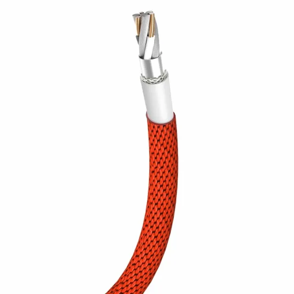 Кабель зарядний Baseus CALYW-A09 Yiven USB to Lightning в тканинному обплетенні 1.8 м Red (CALYW-A09) CALYW-A09 фото