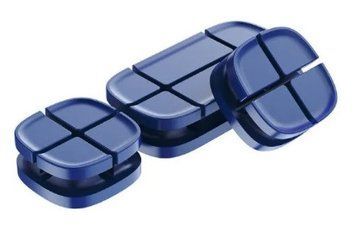 Держатель для проводов Baseus Cross Peas Blue (ACTDJ-03) ACTDJ-03 фото
