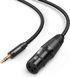 Мікрофонний кабель Ugreen AV182 jack 3.5 мм &mdash; XLR для мікрофона Microphone Cable 2 м Black (20244) 20244 фото 1