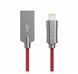 Кабель зарядный Orico Lightning 2.4A в нейлоновой оплетке Red 1M (LTU-10-RD) LTU-10-RD фото 1