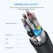 Дата кабель UGREEN US312 Micro B to USB C Hard Drive Cables 0.25 м Black (90995) 90995 фото 7