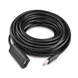 USB кабель-подовжувач Ugreen US121 USB 2.0 Male to USB Female 480 Мбіт/с 10 м Black (10321) 10321 фото 4