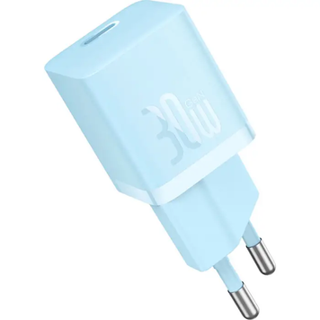 Сетевое зарядное устройство BASEUS CCGN070603 GaN5 Fast Charger Mini 1C 30W Blue (CCGN070603) CCGN070603 фото