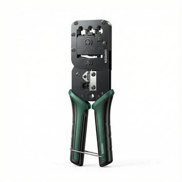Обжимные клещи Ugreen NW200 кримпер для обжимки коннекторов RJ45/RJ11/RJ12 Cat 5e/6/7/8 3 в 1 Black (15115) 15115 фото