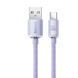 Кабель зарядний Baseus CAJY000505 USB Type A &mdash; USB Type C Crystal Shine Series 100 Вт 2 м Purple (CAJY000505) CAJY000505 фото 2