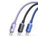 Кабель зарядний Baseus CAJY000505 USB Type A &mdash; USB Type C Crystal Shine Series 100 Вт 2 м Purple (CAJY000505) CAJY000505 фото 11