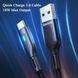 Кабель зарядный Baseus CATUS-B01 USB Type-А to Type-C USB с индикатором 1м Black (CATUS-B01) CATUS-B01 фото 3