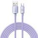 Кабель зарядний Baseus CAJY000505 USB Type A &mdash; USB Type C Crystal Shine Series 100 Вт 2 м Purple (CAJY000505) CAJY000505 фото 1