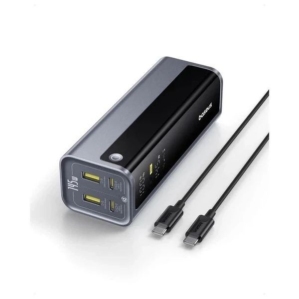 Зовнішній акумулятор повербанк Baseus EnerGeek 20800 mAh 145W Grey (P10082109813-00) P10082109813-00 фото