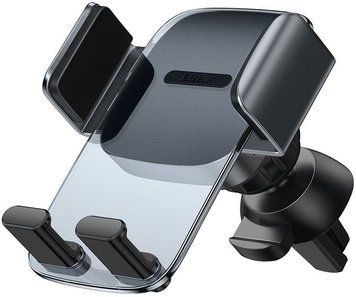 Автомобильный держатель Baseus Easy Control Clamp Car Mount Holder Air Outlet Version Black (SUYK000101) SUYK000101 фото