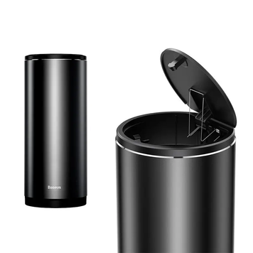 Контейнер бак урна для сміття для авто Baseus CRLJT-01 Car Trash Can Black (CRLJT-01) CRLJT-01 фото