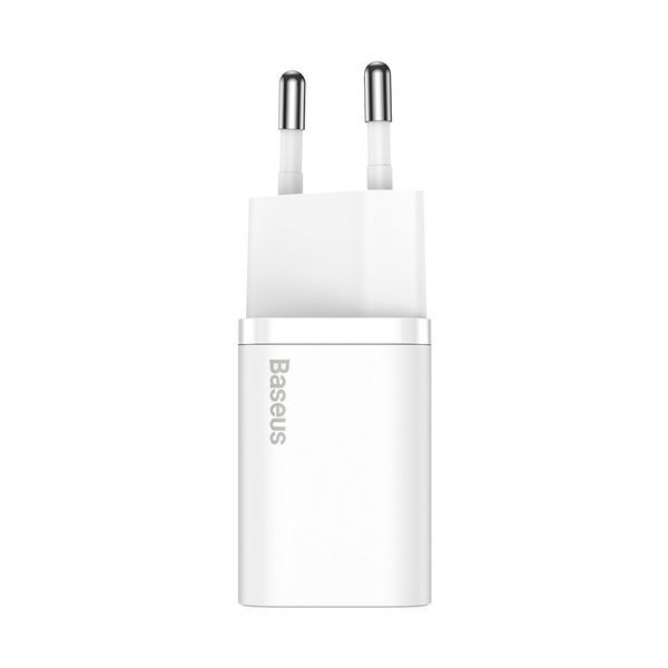 Зарядний пристрій Baseus CCSP020102 мережевий Super Si Quick Charger 1C 25W White CCSP020102 фото