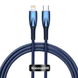 Кабель зарядный Baseus CADH000003 Type-C Lightning Glimmer Series Fast Charge 1 м Blue (CADH000003) CADH000003 фото 1