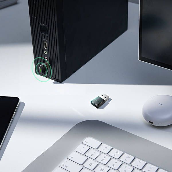 Bluetooth-адаптер Baseus BA07 USB Bluetooth 5.3 передатчик для компьютера, ноутбука Black (ZJBA010001) ZJBA010001 фото