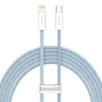 Кабель зарядний Baseus cable for iPhone USB Type C - Lightning Power Delivery 20W 2 м Blue (CALD000103) CALD020203 фото