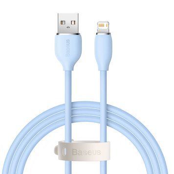 Кабель зарядный Baseus CAGD000103 USB - Lightning Jelly 2.4A 2 м Blue (CAGD000103) CAGD000103 фото