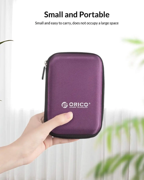 copy_Кейс для жорсткого диска ORICO PHD-25-PU для HDD захисний чохол для зовнішнього жорсткого диска 2.5 органайзер Grey (PHD-25-PU) PHD-25-PU фото