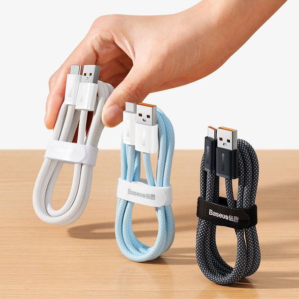 Зарядний кабель Baseus CALD000603 USB C Dynamic Series 100 Вт ультра швидка зарядка 1 м Blue (CALD000603) CALD000603 фото