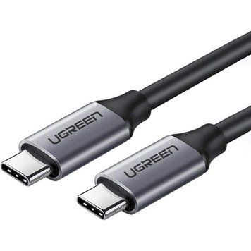 Кабель зарядный Ugreen USB Type-C 60W 3A Gen1 5Gbps Cable для быстрой зарядки 1.5 м Gray (US161) 50751 фото