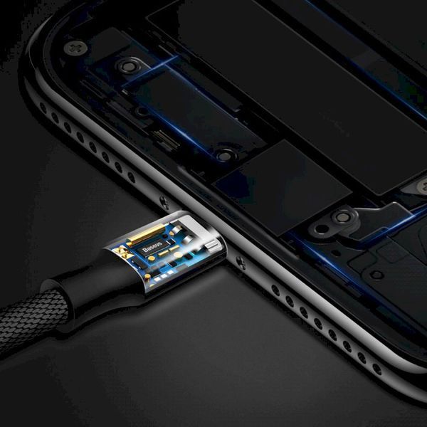 Кабель зарядный BASEUS Yiven Data Cable USB to Lightning Black 0.25 м (CALYW-F01) CALYW-F01 фото