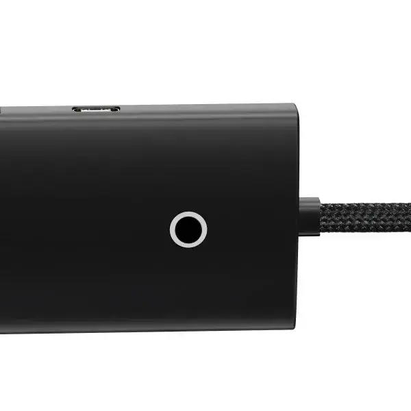 USB-хаб адаптер Baseus WKQX030501 Lite Series 4in1 Type-C to USB3.0*4 2 м Black (WKQX030501) WKQX030501 фото