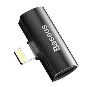 Адаптер-переходник Baseus CAL46-01 Audio Converter Lightning - 2 х Lightning Black (CAL46-01) CAL46-01 фото