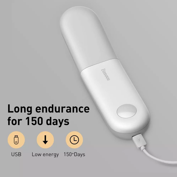 Нічний світильник нічник з датчиком руху Baseus Sunshine series human body Induction aisle light USB DGSUN-GA02 фото