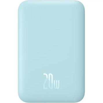 Портативний акумулятор павербанк Baseus P10059001313-00 Magnetic Mini 10000 mAh 20 W Blue (P10059001313-00) P10059001313-00 фото