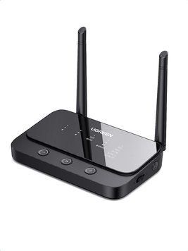 Передатчик и приемник UGREEN CM433 Bluetooth 5.0 с антенной усиления 3-в-1 аудиоприемопередатчик aptX (20140) 20140 фото