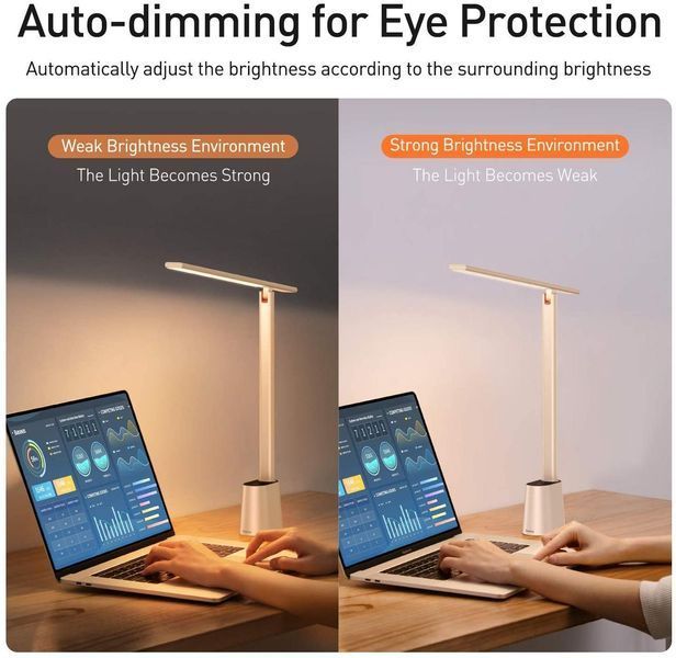 Настольная лампа складная Baseus Smart Eye Series Charging Folding Reading Desk Lamp White (DGZG-02) DGZG-02 фото