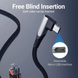 Кабель зарядний Micro USB Vention COBHH USB Cable to microUSB кутовий реверсивний 2 м Gray (COBHH) COBHH фото 2