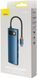 USB-хаб концентратор Baseus Metal Gleam Series 8-in-1 Type-C Blue (WKWG000103) WKWG000103 фото 8