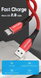 Кабель зарядный Micro USB Vention COARG USB Cable to microUSB Cotton Braided 3A 1.5 м Red (COARG) COARG фото 4