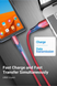 Кабель зарядный Micro USB Vention COARG USB Cable to microUSB Cotton Braided 3A 1.5 м Red (COARG) COARG фото 8