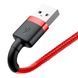 Кабель зарядний Baseus Cafule USB-A to Lightning 2,4 А 0,5 м червоний (CALKLF-A09) CALKLF-A09 фото 3