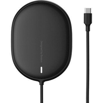 Беспроводное зарядное устройство для телефона BASEUS Light Magnetic Wireless Charger Black (WXQJ-01) WXQJ-01 фото