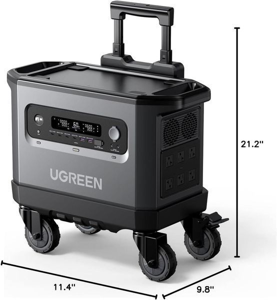 Портативна зарядна електростанція UGREEN GS2200 Portable Power Station PowerRoam 2200, 2048Wh LiFePO4 (GS2200) GS2200 фото