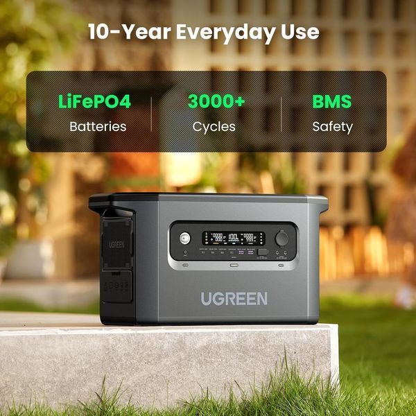 Портативна зарядна електростанція UGREEN GS2200 Portable Power Station PowerRoam 2200, 2048Wh LiFePO4 (GS2200) GS2200 фото