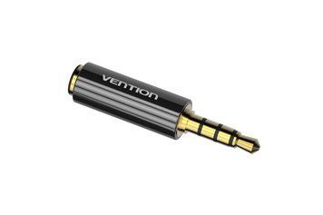 Аудіо перехідник Vention 3,5 мм CTIA - OMTP Black (VAB-S06) VAB-S06 фото