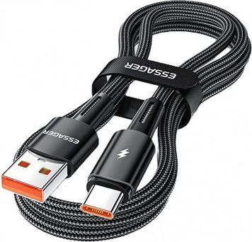 Кабель зарядный Essager EXC120-CG01-P Sunset USB-A to Type-C 120W 1 м Black (EXC120-CG01-P) EXC120-CG01-P фото