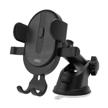 Автомобільний тримач XO C60 для смартфона розсувний механізм Black (6920680872596) 6920680872596 фото