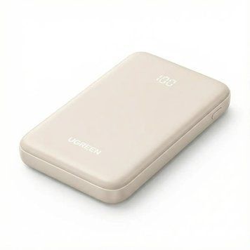 Зовнішній акумулятор повербанк UGREEN PB507 22.5W Power Bank PD QC USB-C USB-A 10000 mAh Beige (25684) 25684 фото
