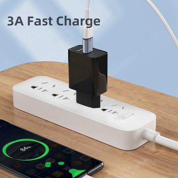 Адаптер Essager Type-C to USB 3.0 для зарядки и передачи данных Black/Gray (EZJCA-SRB0G) EZJCA-SRB0G фото