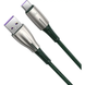 Кабель зарядный Baseus CATSD-M06 USB Type A - USB Type C Water Drop-shaped Lamp SuperCharge 66W 1м Green (CATSD-M06) CATSD-M06 фото 2
