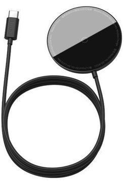 Беспроводное зарядное устройство для iPhone Series 12 Baseus Simple Magnetic Magsafe Wireless Charger 1.5м WXJK-F01 фото