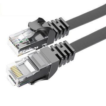 Сетевой кабель Essager Ethernet-кабель Cat6 Lan кабель UTP Cat 6 RJ 45 0.5 м Black (EXCWXB-JSB01) EXCWXB-JSB01 фото