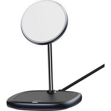Беспроводное зарядное устройство магнитная зарядка BASEUS Swan Magnetic Desktop Bracket Black (WXSW-01) WXSW-01 фото